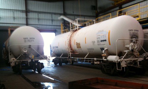 Abtrex Industries Tanker Car Lining Photo